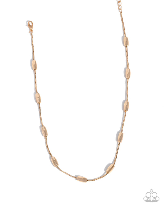 Cylindrical Chic - Gold