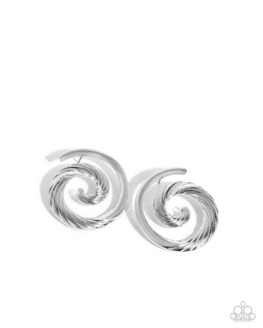 Spiral Silhouette - Silver